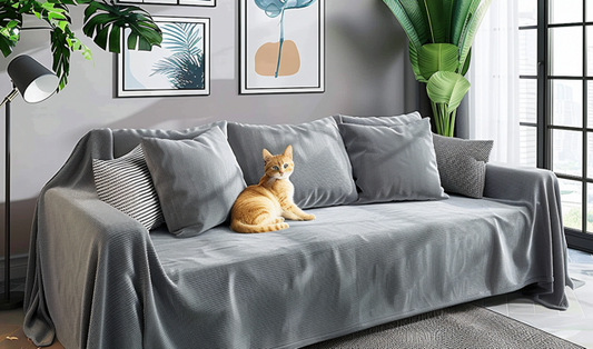 Wasserfeste Sofadecke