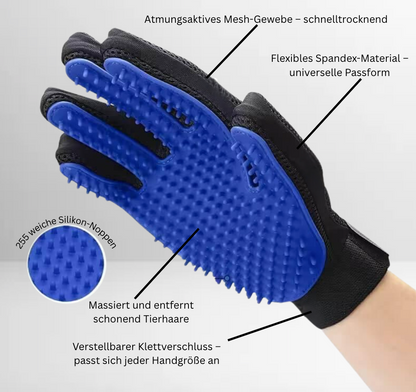 Tierpflegehandschuh – entfernt lose Haare & massiert sanft