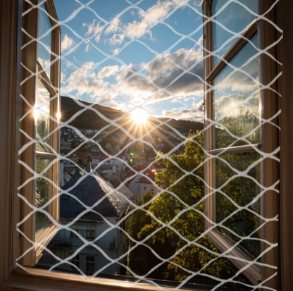 Transparentes Katzennetz für Balkon & Fenster – sicher & unauffällig