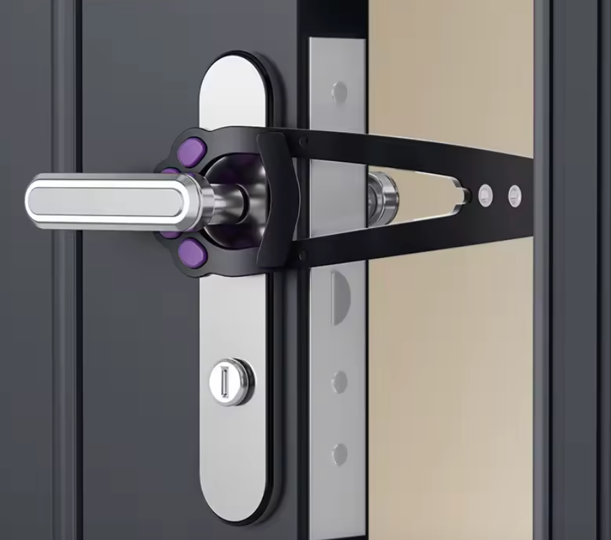 Verstellbarer Katzentür-Stopper – freier Zugang ohne Bohren, ohne Kleben