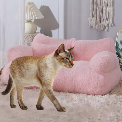 Kuscheliges Katzen-Sofa für Wärme & Geborgenheit