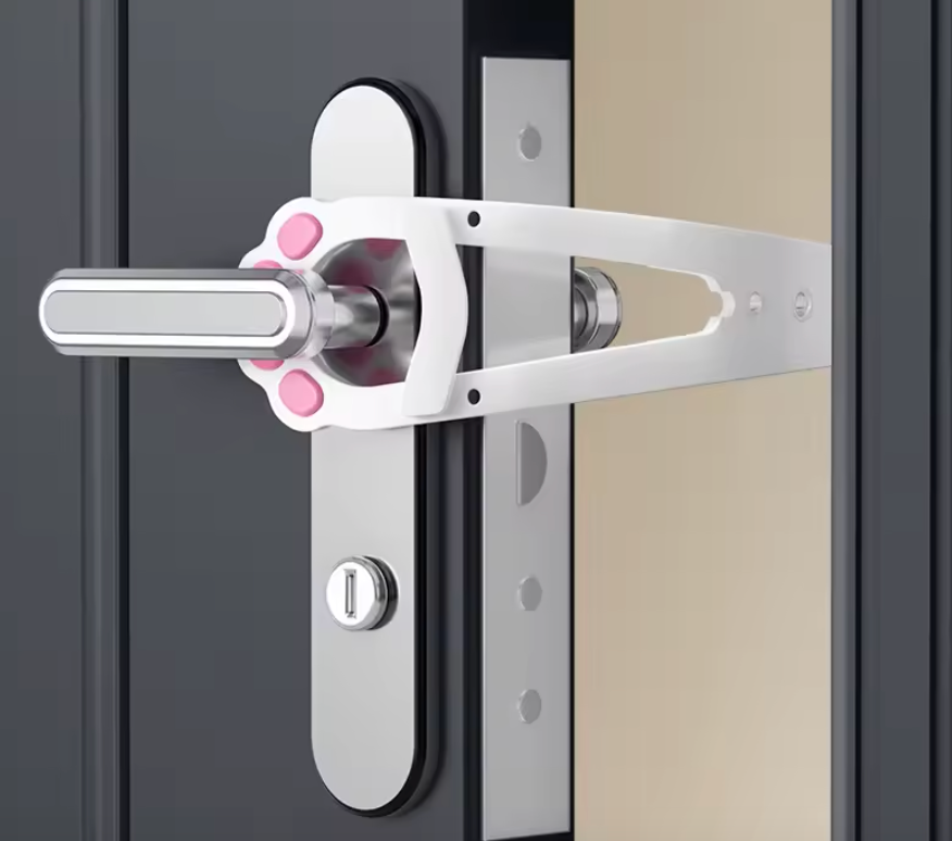 Verstellbarer Katzentür-Stopper – freier Zugang ohne Bohren, ohne Kleben